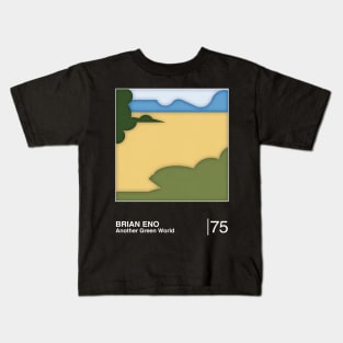 Another Green World / Original Minimalist Graphic Artwork Design Kids T-Shirt